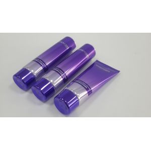 Gloosy cosmetic Packaging Laminate Tube Container with Electroplated Cap