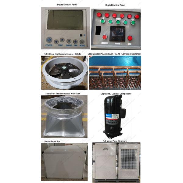 14.5KW Classic Packaged Tent Air Conditioner Mobile Portable For Outdoor Event