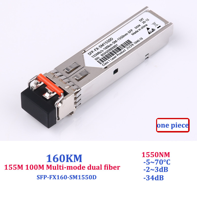 100M 155M Multimode Dual Fiber Optical Module Compatible With Huawei H3C Switch