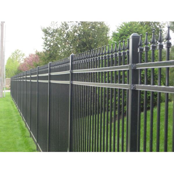 Hot Sale Security Spear Top Tubular Steel Railing Fence