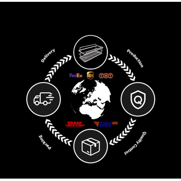 10kg Loading Bathroom Shower Caddies SS201 Wall Bath Accessories Chrome Holder