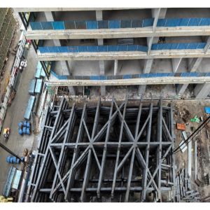 Steel Structure Commercial Prefabricated Office Building Box Shaped Multi High