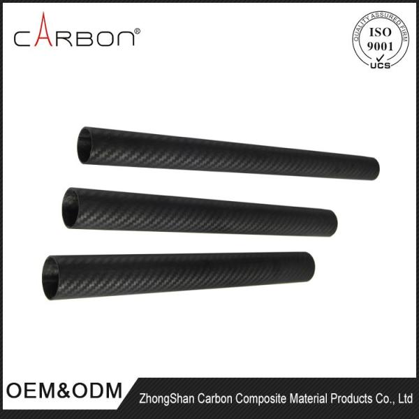 Customized Logo Carbon Fiber Tube Round Oval Square Shapes CBST001