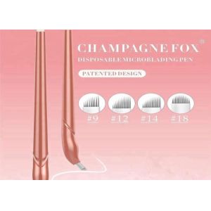 PMU Manual Eyebrow Tattoo Pen With Brush Eo Gas Sterilization