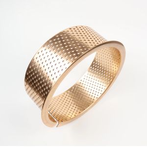 Split Type Metric CuSn8 Bronze Flange Bushing With Holes