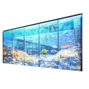 China LED Flexible Transparent Film Screen with High Transparency, LED Smart Film with Foldable & Lightweight for Glass Wall on sale