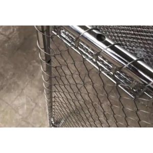 Semi Transparent Rope Net Fence Lightweight 316 Stainless Steel Mesh