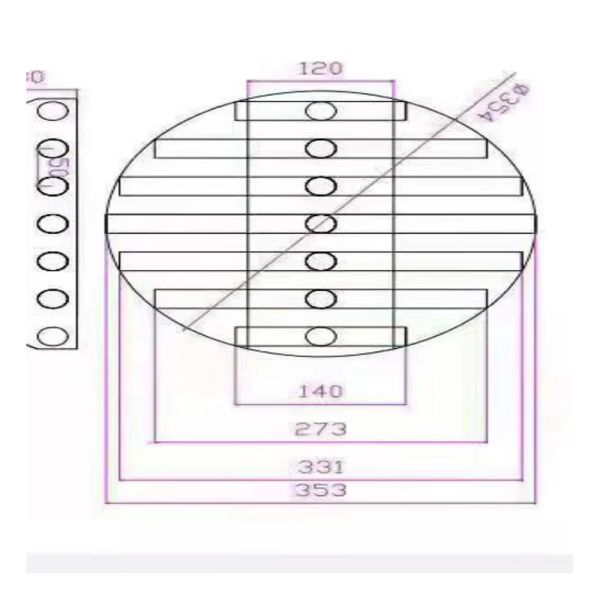 Custom Permanent Strong Magnet Grid 12000 Gauss Neodymium Bar Rod Separator Stainless Filter High Magnetic Hopper Grate Magnet for lithium battery