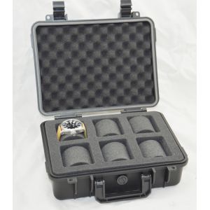 Black Plastic Waterproof Watch Box ABS PP Alloy IP67