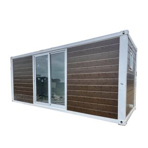 20ft Modern Design Prefabricated Wooden House Steel Material Tiny Container