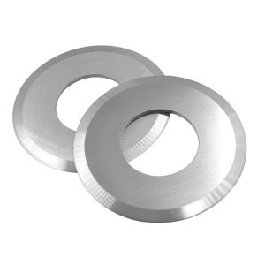 Sharpening Round Tungsten Carbide Slitter Blades For Plastic Pipe