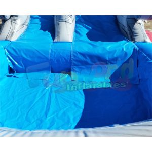 Water Park Plato Commercial Inflatable Slide With Pool