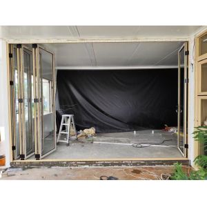 Modern Black Folding Windows - Architectural Statement Frames