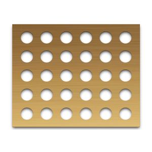 Round Hole Perforated Metal Sheet For Building Facades, Interior Decoration,