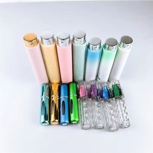 Matte Colourful Mini Travel Portable Refillable Glass Spray Bottle