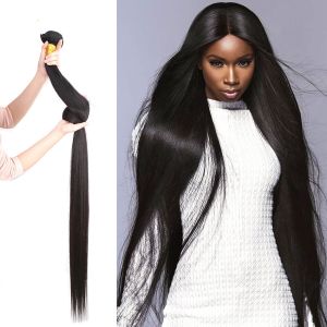 Straight Weave 40 Inch 100% Virgin Human Hair Unprocessed Full Cuticle