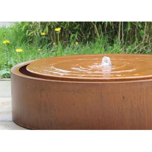 Factory Custom Corten Steel Waterfall Water Fountain Metal Water Features
