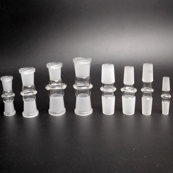 Hand Blown Glass Bongs Accessories Glass Adapter For Oil Rigs Bongs