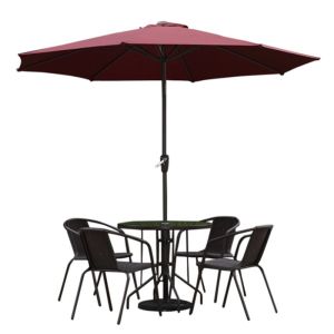 China 9 Foot Straight Coupling Bottom Pole Outdoor Beach Umbrella on sale