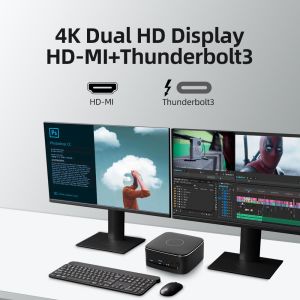 Single LAN Custom Mini PC DDR4 Mini Gaming PC For Home And Office