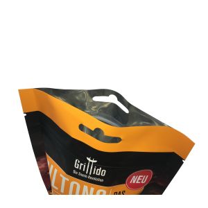 Printed Logo Plastic Aluminum Foil Easy to tear Stand up Dried Beef Jerky Bag