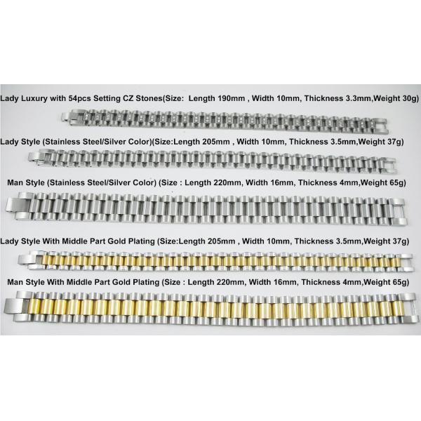 Buy High Quality 316L Stainless Steel Watch Band Strap Bracelets Collection at wholesale prices