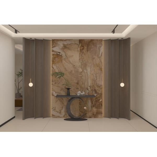 Wood Look Finished Porcelain Slab Sintered Stone 1200*2400 for Floor and Wall Tile