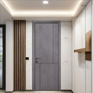 Environmentally Friendly WPC Hollow Doors No Harmful Pollutants Released