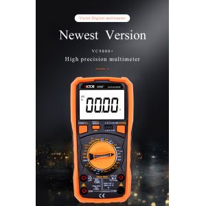 VC9808+ VICTOR Digital Multimeter 2000uF Capacimeter 10MHz Frequency