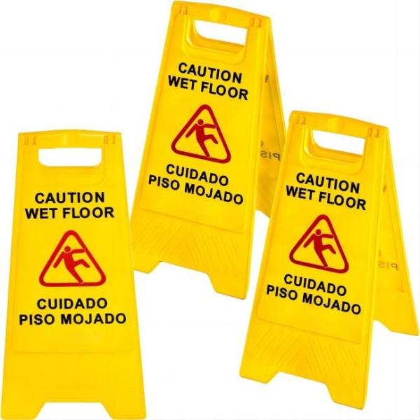 Buy Hanging Standing Plastic Safety Caution Wet Floor Safety  Signs 0.86kg at wholesale prices