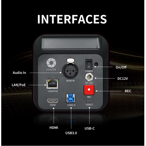 DAIPU PRO-L9 4K 7X Optical Zoom HD-MI ToF Live Streaming Camera for Video Conference