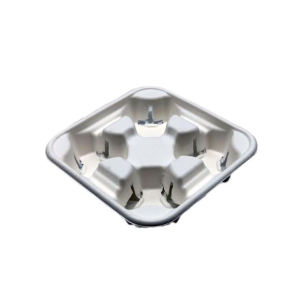 Buy Natural 4 Cup 28g Shockproof  Drink Carrier Tray at wholesale prices