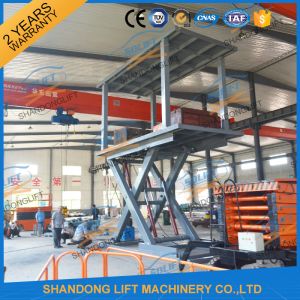 China 5T 3M Hydraulic Car Lift for Home Garage Basement 2 Car Parking Scissor Lift CE on sale