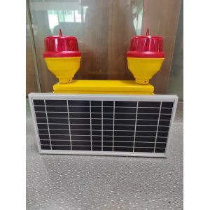 ICAO CE Solar Powered LED Aviation Obstacle Light Low Intensity