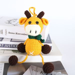 Lifelike Polyester Stuffed Handmade Crochet Doll