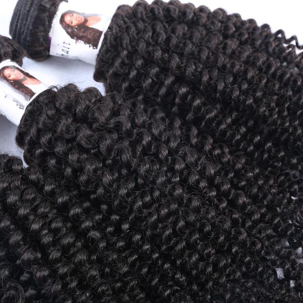 8-36 Inches Tangle Free Wholesale ,Kinky Curl Peerless Remy Peruvian Virgin Hair Weft