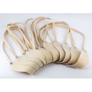 Rubber Inkless Double Sided Eyebrow Tattoo Fake Skin With Headband