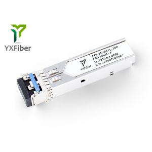 Duplex 20km LC DDM 1310nm 2.5G SFP Transceiver Module