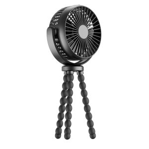 Quality Mini Cooling Fan for Baby Portable 3 Rotary Vane Stroller Fan Clip-on USB Rechargeable for sale