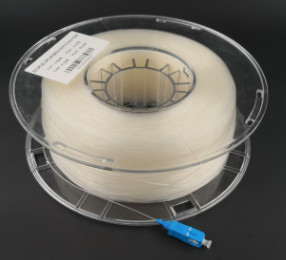 1 Core Optical Fiber Patch Cord LC APC To SC APC 10M Indoor Invisible Single