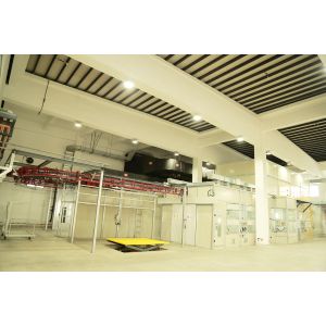 Millitary Part Painting Line With Automatic Hanging Chain For Heavy Machine