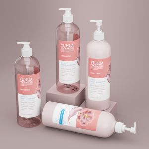 1000ML Luxury Eco-Friendly Plastic Pump Bottle for Shampoo Conditioner with