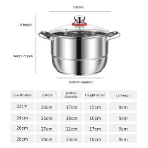 Factory Direct Sale Kitchen 8 Pcs Cooking Pots Cookware Sets Stainless Steel