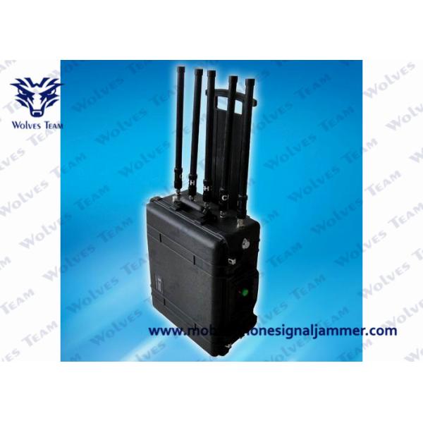 Buy 120W Mobile Bomb Signal Jammer Eight Channels With Omni - Directional Antennas at wholesale prices