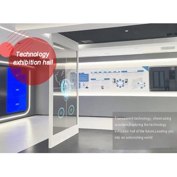 UHD Transparent OLED Display Small See Through OLED Multi Touch