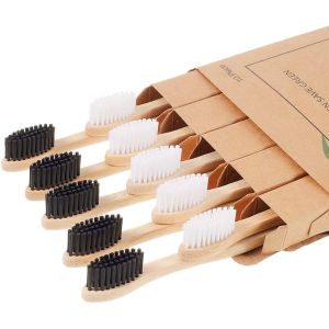 Eco Friendly Bamboo Handle Toothbrush BPA Free Biodegradable
