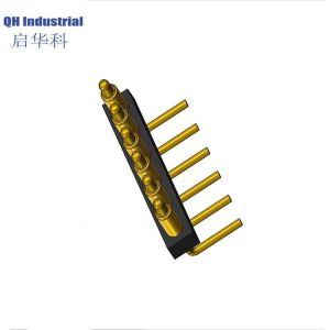 Pogo pin connector pogopin Battery spring loaded contact right angle PCB 2 3 4 5