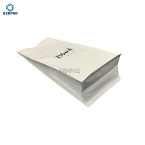 Flat Bottom Food Packaging Plastic Tin Tie Coffee Bags