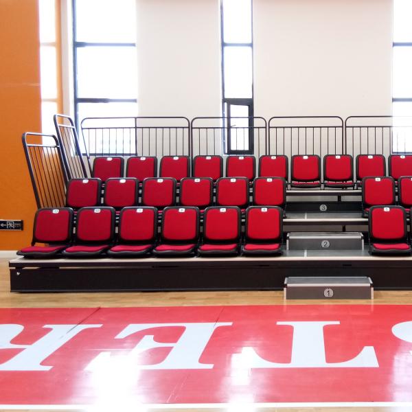 Buy Anti Aging Fireproof Retractable Bleacher Seating For Stadium Grandstand at wholesale prices