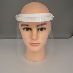 Anti splash face protective reusable shield with flip up cover